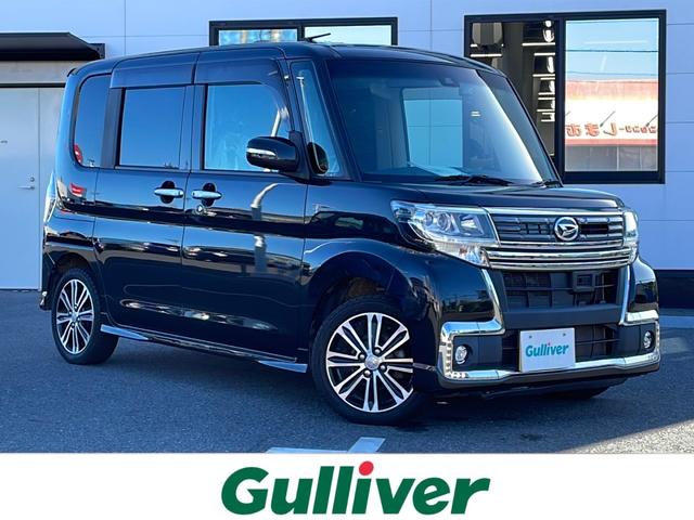 カスタムＲＳ　トップエディションＳＡＩＩ　禁煙車　社外メモリナビ　両側パワスラ　ドラレコ　ＥＴＣ　ハーフレザーシート　純正フロアマット　純正１５インチＡＷ　プッシュスタート　スマートキー　スペアキー　レーンキープアシスト　スマートアシスト