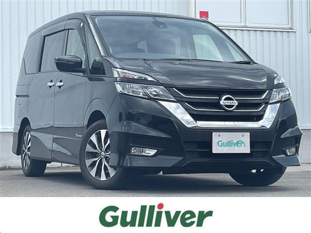 ハイウェイスター　純正１０型ナビ（Ｂｌｕｅｔｏｏｔｈ／ＳＤ）後席モニター　ＥＴＣ　バックモニターカメラ　両側電動自動ドア　純正フロアマット　純正１６インチアルミホイール　クルーズコントロール　コーナーセンサー