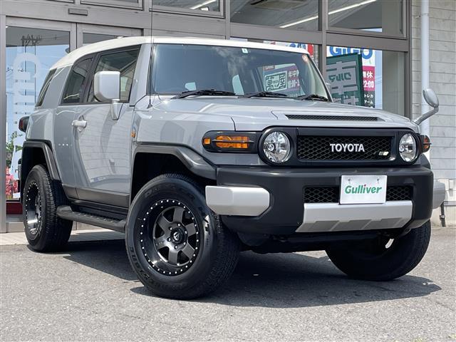 FJクルーザー（トヨタ）ベースグレード　ワンオーナー／AftermarketＳＤナビフルセグ（ＣＮ−ＲＡ０４ＷＤ）／バックモニター／寒冷地仕様／アクティブトラクションコントロール／Aftermarket１７ＡＷ夏／Aftermarket１７ＡＷ冬／キーレス／スペアキー／記録簿３枚／ 中古車画像