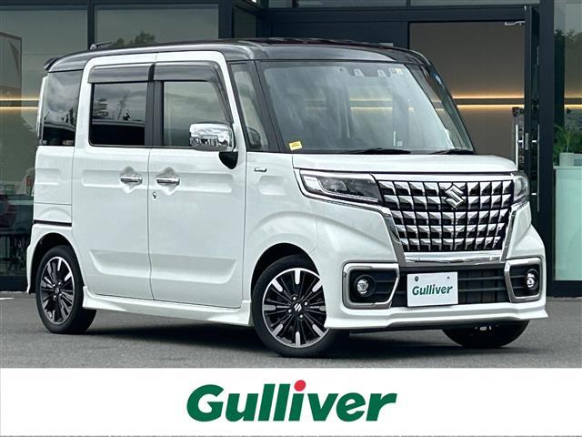 ハイブリッドＸＳ　スズキセーフティサポート　純正ナビ　フルセグＴＶ　バックカメラ　ＥＴＣ　両側パワースライドドア　ヘッドアップディスプレイ　ハーフレザーシート　シートヒーター　リアサーキュレーター　ロールサンシェード
