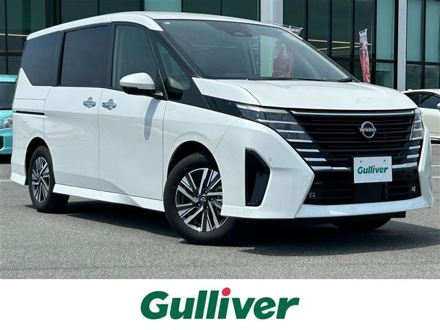 セレナ(日産) ハイウェイスターＶ　ハンズフリーオートスライドドア　純正ナビ（フルセグＴＶ／ＡＭ・ＦＭ／ＢＴ／ＡｐｐｌｅＣａｒＰｌａｙ／ＨＤＭＩ）　後席モニター　アラウンドビューモニター　ＥＴＣ２．０　デジタルインナーミラー 中古車画像