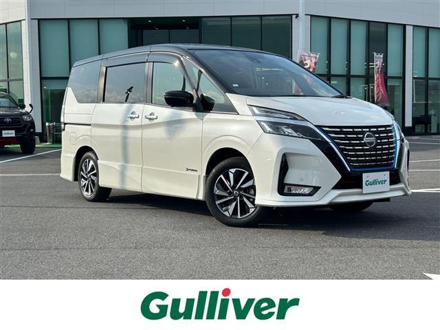 セレナ(日産) ｅ−パワー　ハイウェイスターＶ　両側パワスラ　純正ナビ（フルセグＴＶ／ＣＤ／ＤＶＤ／ＡＭ・ＦＭ／ＢＴ／ＨＤＭＩ）　後席モニター　アラウンドビューモニター　ＥＴＣ 中古車画像