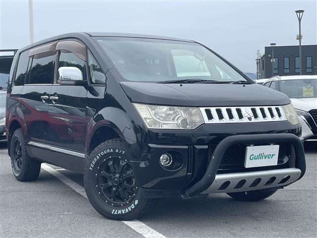 三菱 デリカＤ：５ シャモニー　パートタイム４ＷＤ　両側パワースライドドア　純正ナビ（フルセグＴＶ
