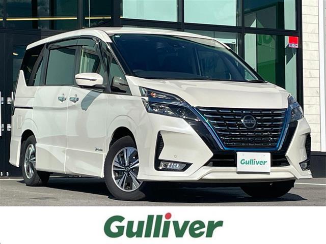 セレナ ｅ－パワー　ハイウェイスターＶ　純正１０インチナビ　後席フリップダウンモニター　全周囲カメラ　両側電動スライド　左側ハンズフリースライド　プロパイロット　デジタルインナーミラー　ブラインドスポットモニター　電動パーキングブレーキ（1枚目）