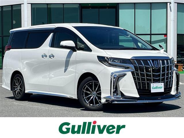 アルファード ２．５Ｓ　Ａパッケージ　モデリスタエアロ　デジタルインナーミラー　禁煙車　トヨタセーフティセンス　黒革調シートカバー　スーパーキャットレーダー　１０インチ純正ナビ　バックカメラ　フルセグＴＶ　両側パワースライドドア（1枚目）