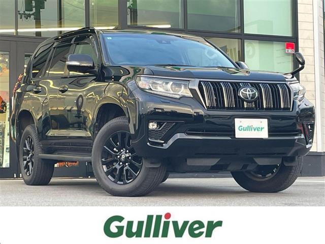 ランドクルーザープラド ＴＸ　Ｌパッケージ・ブラックエディション　純正９型ナビ／バックカメラ／黒革温冷電動シート／サンルーフ／トヨタセーフティセンス／レーダークルーズコントロール／クリアランスソナー／ルーフレール／ＥＴＣ２．０／純正１８インチアルミホイール／禁煙車（1枚目）