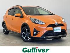 アクア クロスオーバー 純正メモリナビ フルセグTV トヨタセーフティセンス ハーフレザーシート シートヒーター 前後コーナーセンサー 前後ドライブレコーダー バックモニター ETC モデリスタアルミホイール 禁煙車 中古車画像