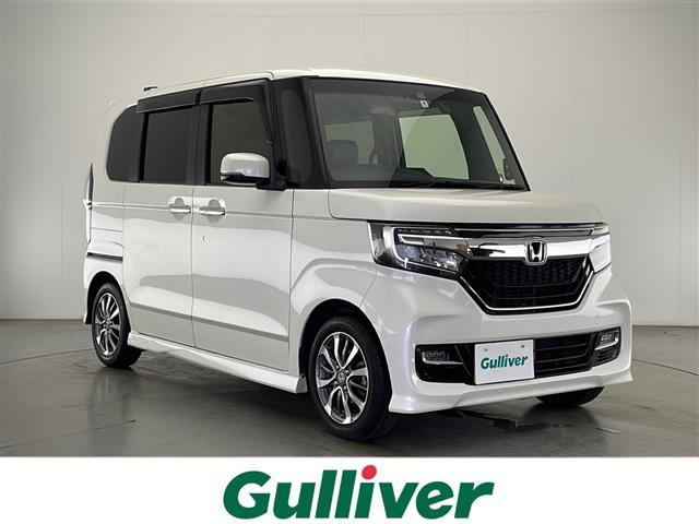 Ｎ－ＢＯＸカスタム Ｇ・ＥＸターボホンダセンシング　禁煙　ホンダセンシング　純正８インチＳＤナビ　フルセグＴＶ　ＣＤ　ＤＶＤ　バックカメラ　両側パワースライドドア　パドルシフト　ハーフレザーシート　ＬＥＤヘッドライト　純正１４インチＡＷ　純正ドラレコ（1枚目）