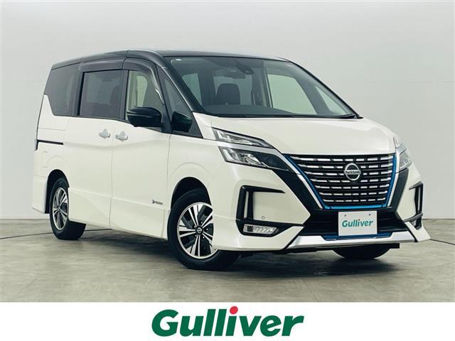 セレナ ｅ－パワー　ハイウェイスターＶ　セーフティアシスト　プロパイロット　エマージェンシーブレーキ　デジタルインナーミラー　純正ナビ（フルセグＴＶ／ＢＴ／ＡＭ／ＦＭ／ＣＤ／ＤＶＤ）　ＥＴＣ　両側パワースライドドア　前後ドライブレコーダー（1枚目）