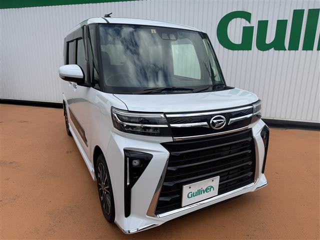 タント カスタムＲＳ　両側パワスライドドア　レーンキープＡ　ＩＳＴＯＰ　クリソナ　ＢＴ対応　ＥＴＣ付き　運転席シートヒーター　ＡＡＣ　ターボエンジン　ドライブレコーダー　ＬＥＤライト　ＵＳＢポート　１オーナー　キーフリー（1枚目）