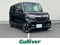 N-BOXカスタム G・Lターボホンダセンシング 社外ナビ バックカメラ ホンダセンシング ドライブレコーダー ETC オートリトラミラー 両側パワスラ 追従式クルコン 9灯式フルLEDヘッドライト ドアバイザー 本革巻ステアリング 本革巻シフトノブ 中古車画像