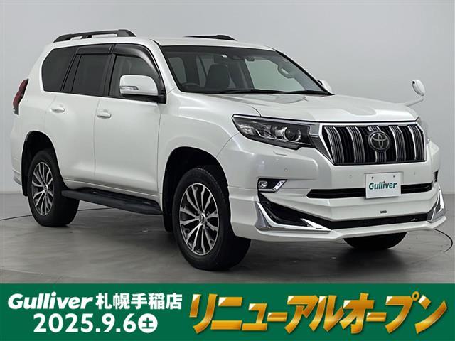 ランドクルーザープラド ＴＸ　Ｌパッケージ　純正ナビ＆ＣＤ＆ＤＶＤ＆ＢＴ＆ＴＶ　バックカメラ　衝突被害軽減ブレーキ　レーダークルーズコントロール　レーンキープアシスト　コーナーセンサー　前席シートヒーター　前席ベンチレーションシート　ＥＴＣ（1枚目）