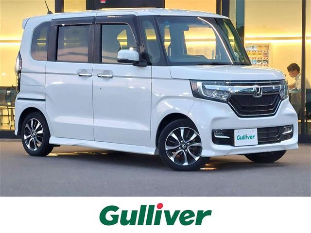 Ｎ－ＢＯＸカスタム Ｇ・Ｌホンダセンシング　衝突軽減ブレーキ　クルーズコントロール　コーナーセンサー　純正ナビ　フルセグＴＶ　バックカメラ　ＥＴＣ　ドライブレコーダー　両側電動スライドドア　純正アルミホイール　ＬＥＤヘッドライト　スマートキー（1枚目）