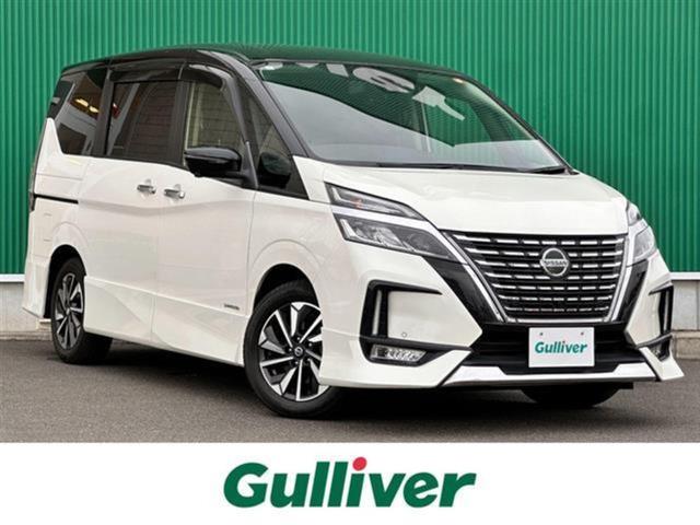 セレナ ハイウェイスターＶ　プロパイロット　セーフティパックＡ　インテリジェントルームミラー　アラウンドビューモニター　純正１０インチナビ　ＥＴＣ　ドライブレコーダー　防水シート　両側電動スライドドア　後席オートエアコン（1枚目）