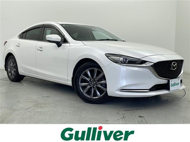 ＭＡＺＤＡ６セダン ２０Ｓ　禁煙車／衝突軽減／純正ＳＤナビ／Ｂカメラ／ＥＴＣ／革巻きステアリング／ステアリングスイッチ／パドルシフト／ＬＥＤヘッドライト／電動パーキングブレーキ／ＡＵＴＯＨＯＬＤ／純正フロアマット／ドアバイザー（1枚目）