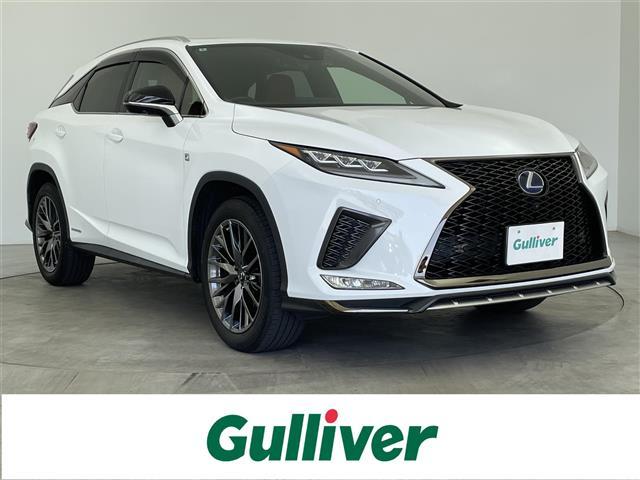 ＲＸ ＲＸ４５０ｈ　Ｆスポーツ　ムーンルーフ　パノラミックビュモニター　プリクラッシュセーフティー　ブラインドスポットモニター　前方ドライブレコーダー　電動パーキングブレーキ　オートブレーキホールド　パワーバックドア　保証書　取説（1枚目）