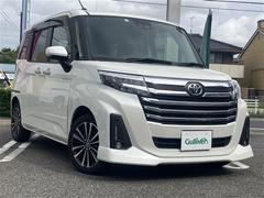 ルーミー カスタムG-T 助手席エアバック ブルートゥースオーディオ ターボエンジン スマートキープッシュスタート LEDライト AUTOライト 横滑り防止機能 クルコン キーレス DVD ナビ&TV エアロ エアバッグ 中古車画像