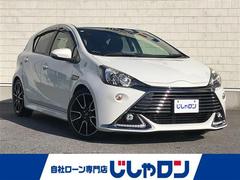 アクア G G’s 禁煙車/カーナビ/Bluetooth/スマートキー/プッシュスタート/バックカメラ/ETC/クルーズコントロール/衝突軽減システム/シートヒーター/車線逸脱警報/オートライト/電格ミラー 中古車画像