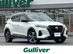 キックス X ツートーンインテリアエディション 禁煙/ワンオーナー/2トン革シート/純正ナビ/アラウンドビューモニター/前後ドラレコ/プロパイロット/デジタルインナーミラー/ETC/衝突被害軽減システム/ACC/スペアキー/保証書/取扱説明書 中古車画像