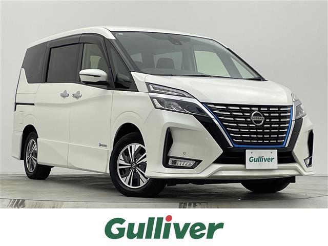 セレナ ｅ－パワー　ハイウェイスターＶ　純正ナビ　後席モニター　プロパイロット　アラウンドビューモニター　両側オートスライドドア　ＢＳＭ　エマージェンシーブレーキ　車線逸脱警報　前後ソナー　ドライブレコーダー　ＥＴＣ　ＬＥＤヘッド　禁煙車（1枚目）