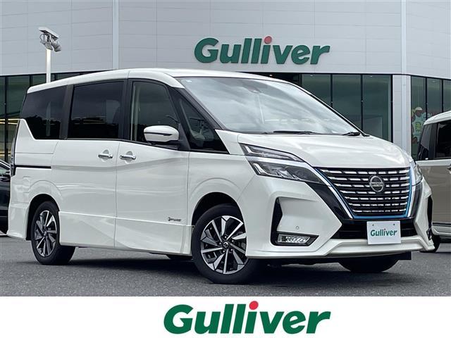 セレナ ｅ－パワー　ハイウェイスターＶ　取扱い説明書／純正ナビ／Ｂｌｕｅｔｏｏｔｈ／フルセグテレビ／ＡＭ／ＦＭ／ＵＳＢ／ＣＤ／ＤＶＤ／フリップダウンモニター／全周囲カメラ／クルーズコントロール／ＷＡＣ／両側パワースライドドア／横滑り防止（1枚目）