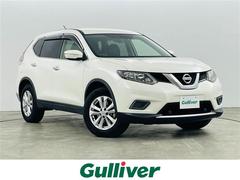 エクストレイル 20X エマージェンシーブレーキパッケージ 斜線逸脱警報装置 純正SDナビゲーションバックカメラ ETC TV エマージェンシーブレーキ 前席シートヒーター オートライト Bluetooth USB AAC 純正フロアマット スマートキー 中古車画像