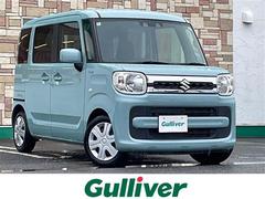 スペーシア ハイブリッドX 社外7型ナビ バックカメラ D席シートヒーター 後方コーナーセンサー ビルトインETC アイドリングストップ 両側電動スライドドア リアサンシェード フルフラットシート スペアキー スマートキー 中古車画像