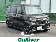 N-BOXカスタム G・Lターボホンダセンシング 社外ナビ/バックモニター/ハーフレザーシート/両側パワースライドドア/プッシュスタート/ホンダセンシング/シートヒーター/ビルトインETC/禁煙車/ドアバイザー/LEDヘッドライト/スマートキー PW 中古車画像