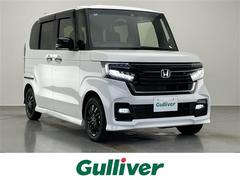 N-BOXカスタム L スタイル+ブラック 社外ナビ バックカメラ 禁煙 シートヒーター 両側パワスラ フルセグ ETC ドラレコ ホンダセンシング 衝突軽減 追従クルコン LEDライト オートハイビーム フォグ 電子パーキング スマートキー 中古車画像