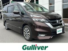 セレナ ハイウェイスター 純正7型ナビ/FM/AM/iPod/SD/CD/DVD/Bluetooth/ドラレコ前後/ETC/クルーズコントロール/コーナーセンサー前後/オートライト/純正フロアマット/パーキングアシスト/VDC 中古車画像