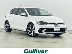 ポロ TSI Rライン 純正ナビ BT/AM/FM/USB バックモニター ビルトインETC 前後ドライブレコーダー ブラインドスポットモニター クリアランスソナー レーダークルーズコントロール スタッドレスタイヤ積込み 中古車画像