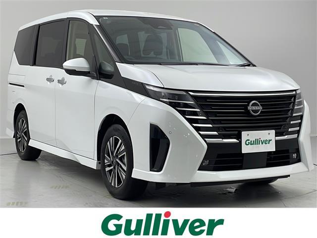 セレナ(日産) e−パワー ハイウェイスターV 純正ナビ フルセグTV 全周囲カメラ バックモニター 衝突軽減ブレーキ ETC2.0 両側電動スライドドア 後席モニター デジタルインナーミラー LEDライト 追従クルコン スマートキー 純正アルミ 中古車画像