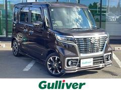 スペーシアカスタム ハイブリッドXS ・4WD・寒冷地仕様・社外メモリナビ(CD・DVD・FM・AM・SD・BT・USB)・フルセグ(走行中視聴可能)・バックカメラ・全方位モニター・アイドリングストップ・ウィンカーミラー 中古車画像