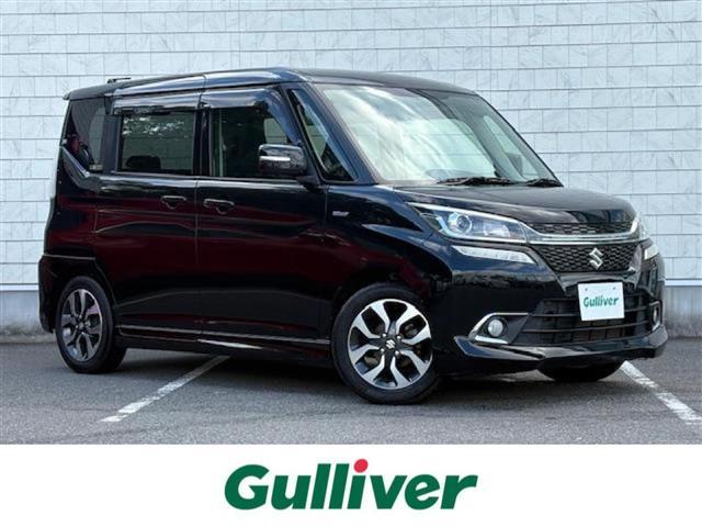 ソリオバンディット(スズキ) ハイブリッドMV 純正ナビ フルセグ 片側パワースライドドア ビルトインETC プッシュスタート スマートキー×2 純正アルミホイール LEDヘッドライト オートライト ステアリングスイッチ ドアバイザー 中古車画像