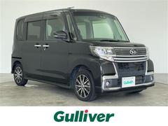 タント カスタムX トップエディションSAIII 社外ナビ(Bluetooth/CD/DVD/フルセグ)/全方位カメラ/両側パワースライドドア/ハーフレザーシートカバー/シートヒーター/ベンチシート/オートマチックハイビーム/スマートキー/ETC 中古車画像