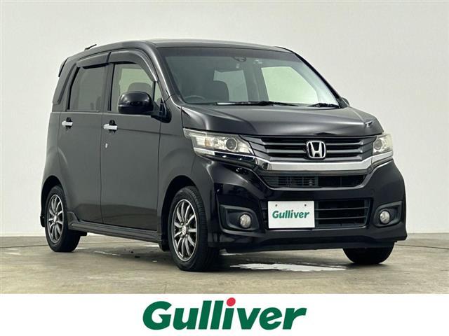 Ｎ−ＷＧＮカスタム(ホンダ) Ｇ・Ａパッケージ　禁煙車　シティブレーキアクティブシステム　純正メモリナビ　Ｂｌｕｅｔｏｏｔｈ　ＣＤ　ＤＶＤ　ワンセグＴＶ　バックカメラ　ハーフレザーシート　純正フロアマット　純正１４インチＡＷ　キセノンヘッドライト 中古車画像