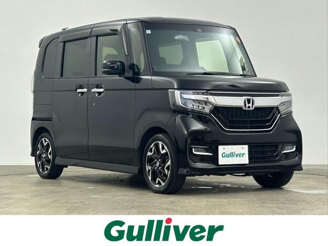 N−BOXカスタム(ホンダ) G・Lターボホンダセンシング 禁煙車 両側パワースライドドア 純正9インチナビ バックカメラ LEDオートライト ハーフレザーシート 純正15インチアルミホイール アイドリングストップ USBポート プッシュスタート スマートキー 中古車画像