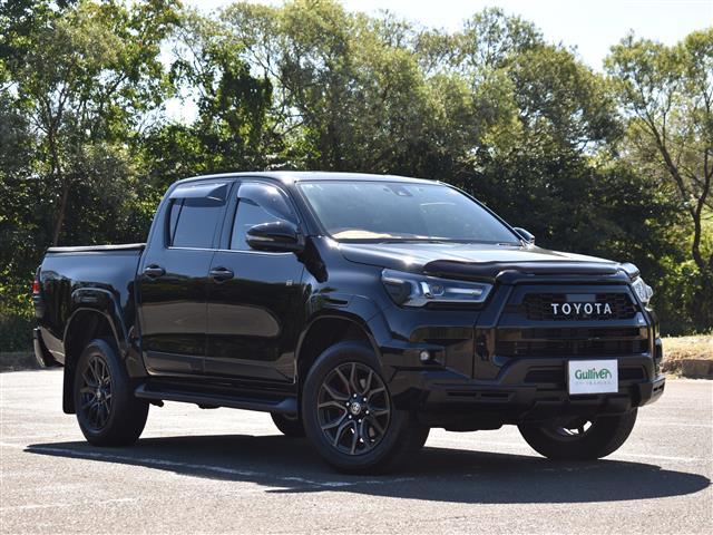 ハイラックス(トヨタ) Ｚ　ＧＲスポーツ　３６０度カメラ　オートマチックハイビーム　キーレス　前後ソナー　追従走行　ナビＴＶ　メモリーナビ　フルオートエアコン　横滑防止装置　ミュージックプレイヤー接続可　レーンキープ　スマキー　ＬＥＤライト 中古車画像