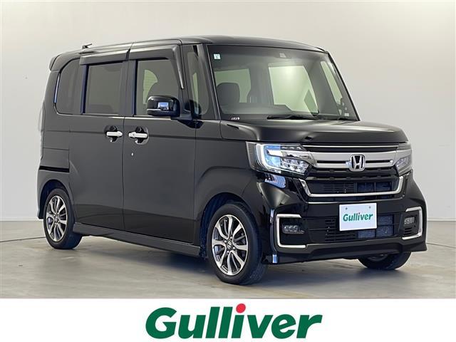 N−BOXカスタム(ホンダ) L 禁煙車 純正ナビ 片側パワースライドドア コーナーセンサー ETC シートヒーター 衝突軽減 USB接続 プッシュスタート 追従式クルーズコントロール 電動格納ミラー 純正サイドバイザー 純正マット 中古車画像