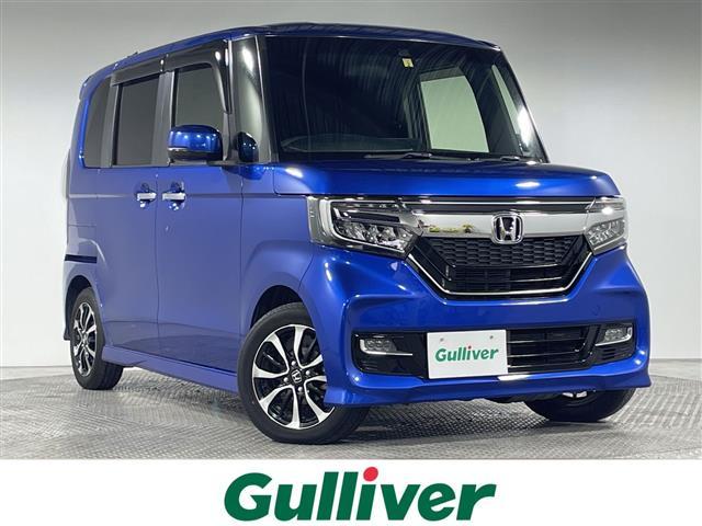 N−BOXカスタム(ホンダ) G・Lホンダセンシング ホンダセンシング 純正8型ナビ バックカメラ 片側電動スライドドア ビルトインETC スマートキー プッシュスタートボタン LEDヘッドライト ステアリングスイッチ ECON Autoライト バイザー 中古車画像