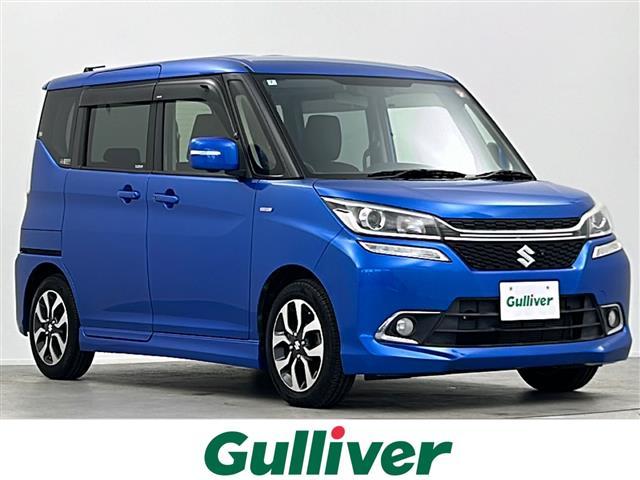 ソリオバンディット(スズキ) ハイブリッドMV 純正ナビ 全方位カメラ 追従クルーズコントロール 衝突軽減システム 車線逸脱防止システム 両側パワースライド フルセグTV Bluetooth USB接続 SDサーバー スマートキー スペアキー 中古車画像