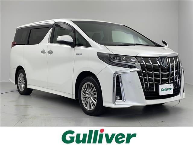 アルファードハイブリッド(トヨタ) SR Cパッケージ 純正ディスプレイオーディオ ナビTVキット/CD/DVDデッキ 純正フリップダウンモニター デジタルインナーミラー バックカメラ 前後ドライブレコーダー トヨタセーフティセンス 前席エアシート 中古車画像