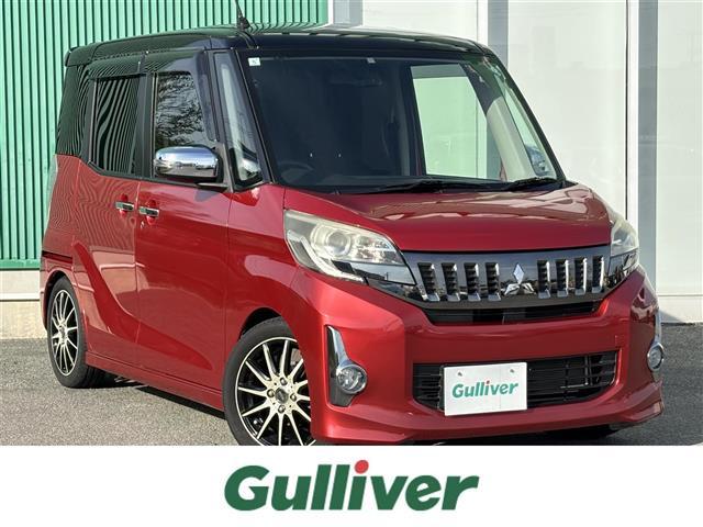 eKスペースカスタム(三菱) カスタムG SDナビ BT フルセグTV バックカメラ AftermarketETC 片側電動スライドドア AftermarketAW LEDオートライト 横滑り防止 スマートキー 中古車画像