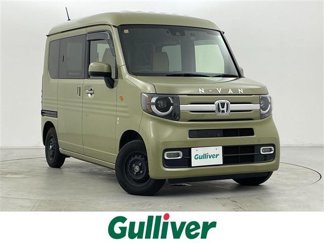 N−VAN+スタイル(ホンダ) ファン・ターボ 純正8インチナビ バックカメラ ベッドキット 外部電源入力キット ダムドクラシックテールランプ フードエンブレム リアライセンスガーニッシュ ホンダセンシング ETC シートカバー ワンオーナー 禁煙 中古車画像