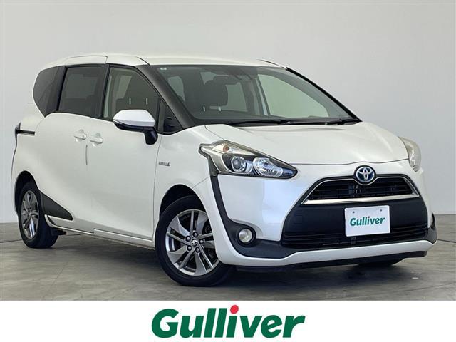 シエンタ(トヨタ) ハイブリッドG 衝突被害軽減ブレーキ 社外7インチナビ バックカメラ 両側パワースライドドア HIDオートライト オートマチックハイビーム 純正15インチAW ステアリングリモコン スマートキー ETC 禁煙車 中古車画像