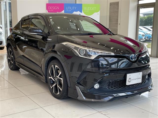 C−HR(トヨタ) G トヨタセーフティセンス モデリスタエアロ Aftermarketナビ フルセグTV バックカメラ レーダークルーズコントロール ハーフレザー シートヒーター 純正18インチAW ステアリングスイッチ プッシュスタート 中古車画像