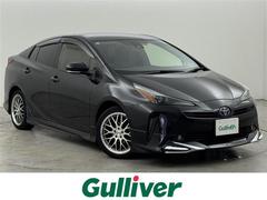 プリウス Sツーリングセレクション・ブラックエディション ワンオーナー モデリスタエアロ ヘッドレストモニター 社外ナビ/フルセグTV レーダークルコン コーナーセンサー 衝突被害軽減 レーンキープ アクセル踏み間違い防止 シートヒーター 社外17インチAW 中古車画像