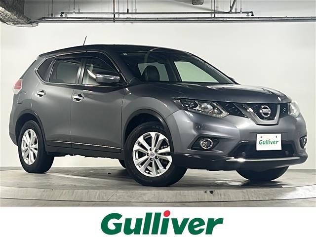 エクストレイル(日産) 20X エマージェンシーブレーキパッケージ 禁煙 4WD 純正ナビ バックカメラ エマージェンシーブレーキ 車線逸脱警報 コーナーセンサー LEDヘッドライト フォグ ETC ドアバイザー カプロンシート シートヒーター アルミ付き冬タイヤ積載 中古車画像