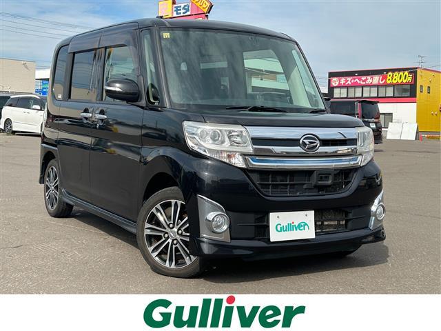 タント(ダイハツ) カスタムＲＳ　スマートセレクションＳＡ　４ＷＤ／ワンオーナー／プッシュスタート／ドライブレコーダー／衝突被害軽減システム／メモリナビ【ＣＤ　ＤＶＤ　ＢＴ　フルセグ　ＵＳＢ】／バックカメラ／両側パワースライドドア／純正１５インチアルミホイール 中古車画像