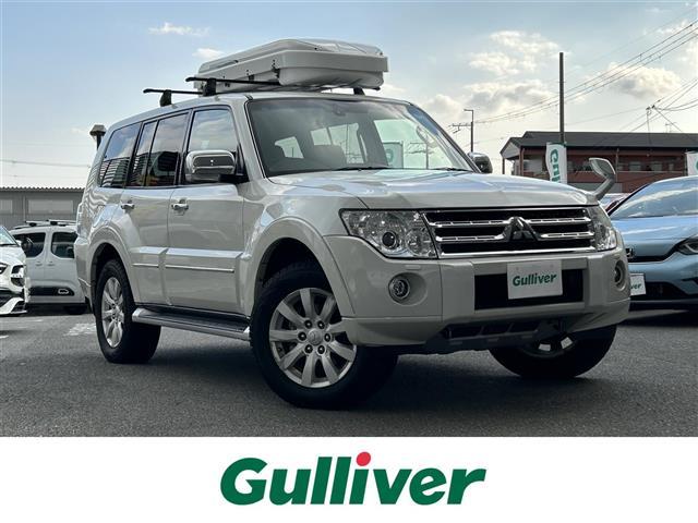 パジェロ(三菱) ロング　スーパーエクシード　４ＷＤ／純正ナビ／ルーフラット（ＴＥＲＺＯ）／ターボ付き／パワーシート／レザーシート／背面タイヤ／ＷＡＣ／ＥＴＣ／オートライト／Ｂｌｕｅｔｏｏｔｈ／ＵＳＢ付／バックカメラ／ＬＥＤライト 中古車画像
